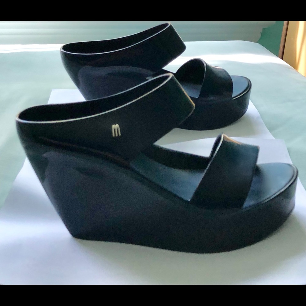 Wedge slide shoes. Melissa Brand